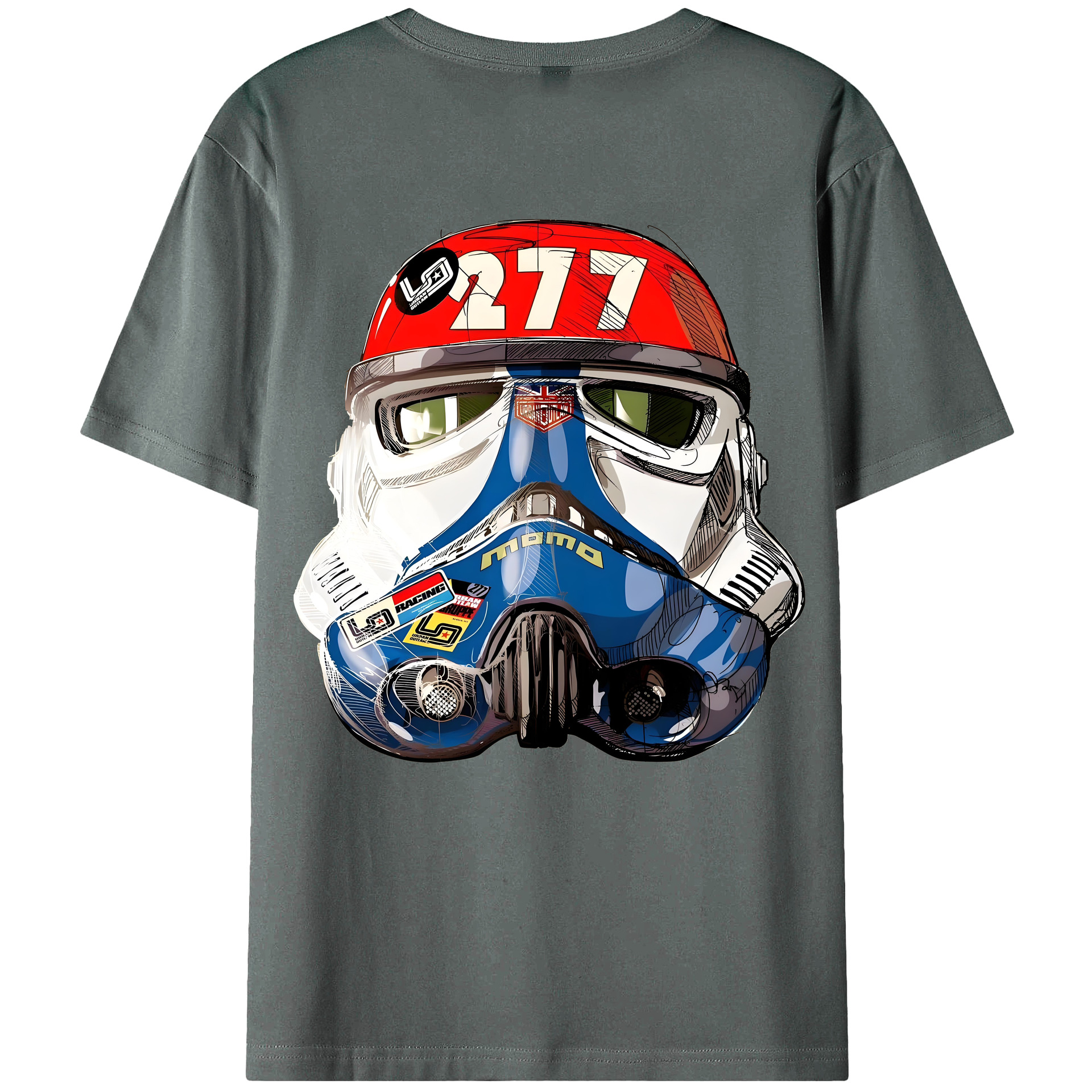 （画像用） スター・ウォーズ Star Wars 綿100％半袖Tシャツ（背面プリント）